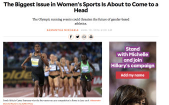 Mother Jones presents Semenya as a threat to women's athletics