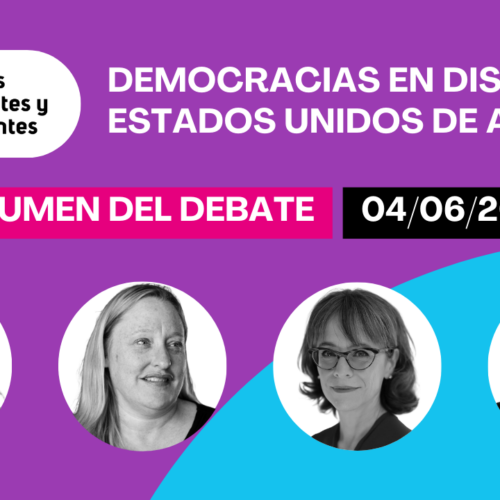 Notes on the webinar “Democracies in Dispute: The United States”